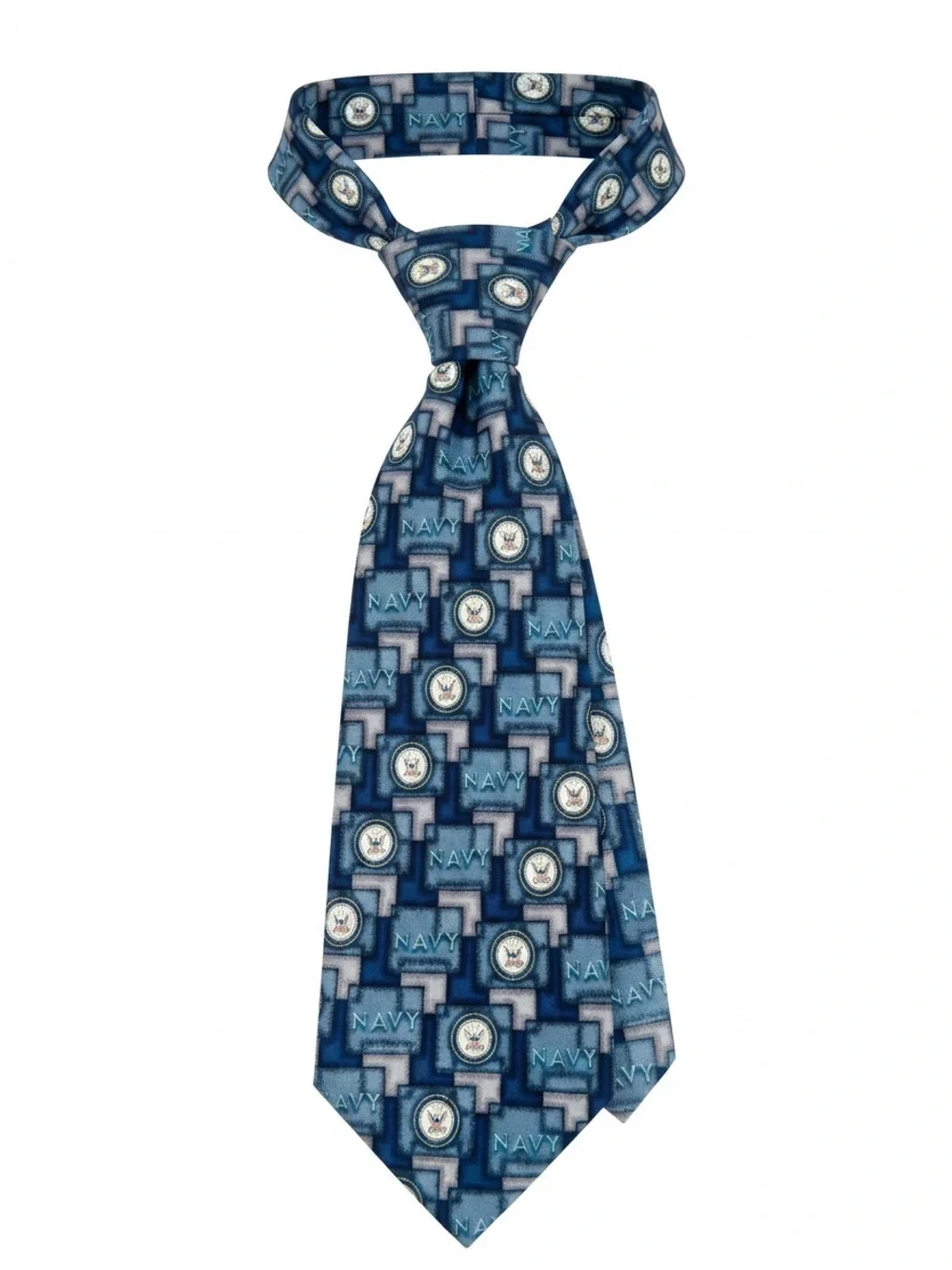 Eagles Wings 100% Silk United States Navy Men's Tie